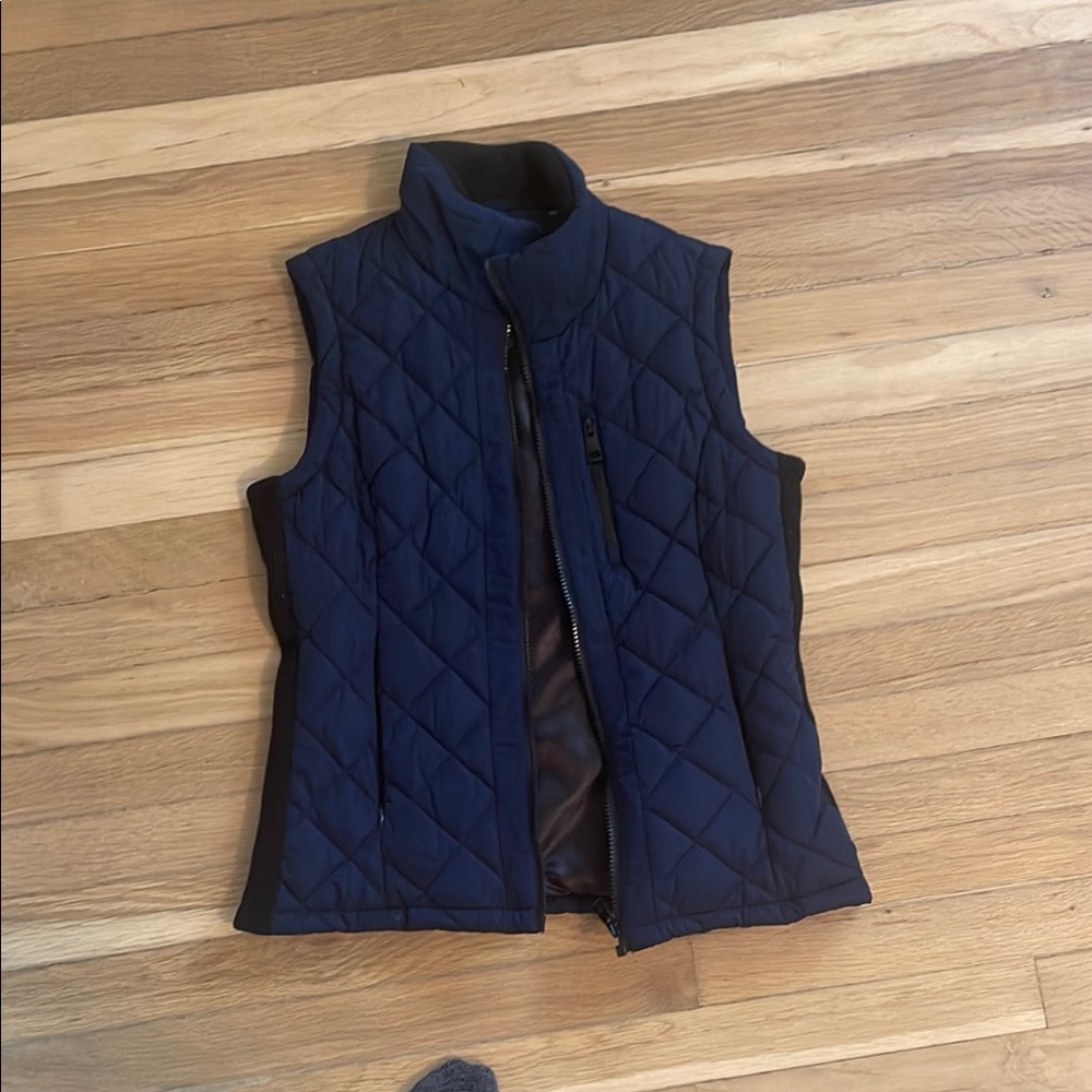 Women's Quilted Navy Vest